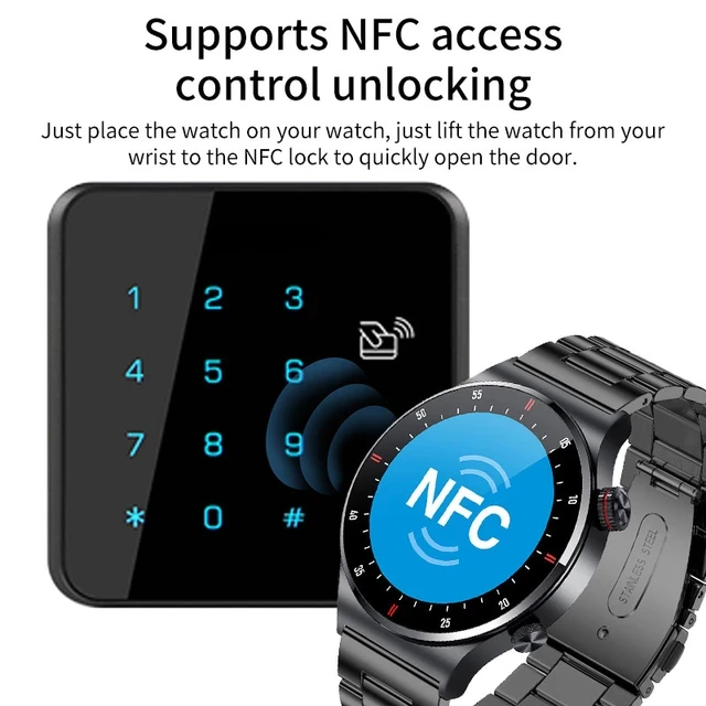 Latest LIGE BW0382 Exclusive NFC/ECG/PPG Amoled Display Smartwatch