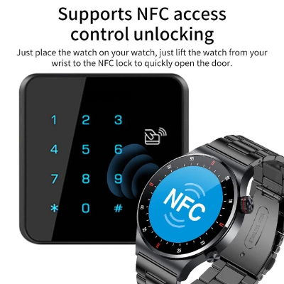Latest LIGE BW0382 Exclusive NFC/ECG/PPG Amoled Display Smartwatch