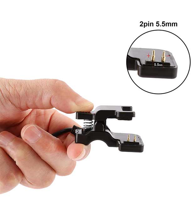 Buy GO SHOPS Universal Clip Smart Watch Charging Cable 2 Pins Cable at Best Price in Bangladesh
