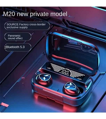 Buy M20 Tws Wireless Earbuds With Noise Cancelling Feature Bluetooth Headphone at Best Price in Bangladesh
