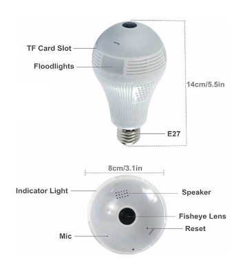 Paroxysm Spy Bulb Camera 
