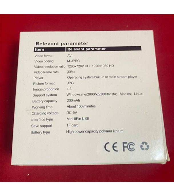 SQ8 Mini Camera Full HD 1080P IR Night Vision 