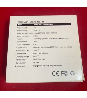 SQ8 Mini Camera Full HD 1080P IR Night Vision 