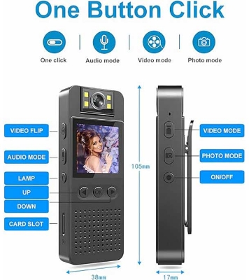 Buy SRIKEKL 1080P HD Body Mounted Camera at Best Price in Bangladesh