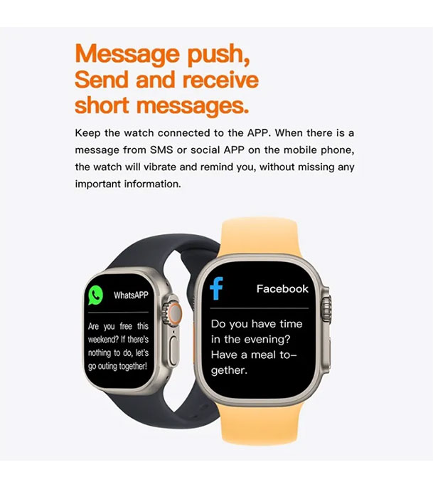 Picture of T800 Ultra Smart Watch with  1.99'' Full Touch HD Screen Men and Women Watch with Wireless Charging Technology