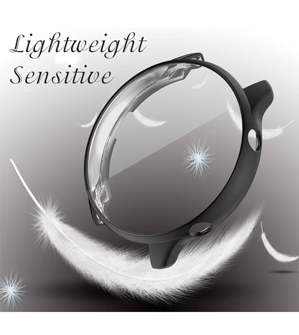 Buy Case Compatible with Amazfit GTR 2 & GTR 2e (Not GTR 3) Screen Protector Soft TPU Full Cover for Amazfit GTR 2 and GTR 2e Smartwatch Accessories (Black/Silver/Clear, GTR 2) at Best Price in Bangladesh