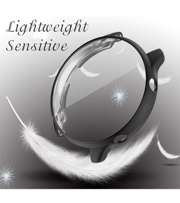 Buy Case Compatible with Amazfit GTR 2 & GTR 2e (Not GTR 3) Screen Protector Soft TPU Full Cover for Amazfit GTR 2 and GTR 2e Smartwatch Accessories (Black/Silver/Clear, GTR 2) at Best Price in Bangladesh