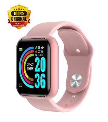 Buy Smartband Y68 Waterproof IP67 Smartwatch Pink at Best Price in Bangladesh