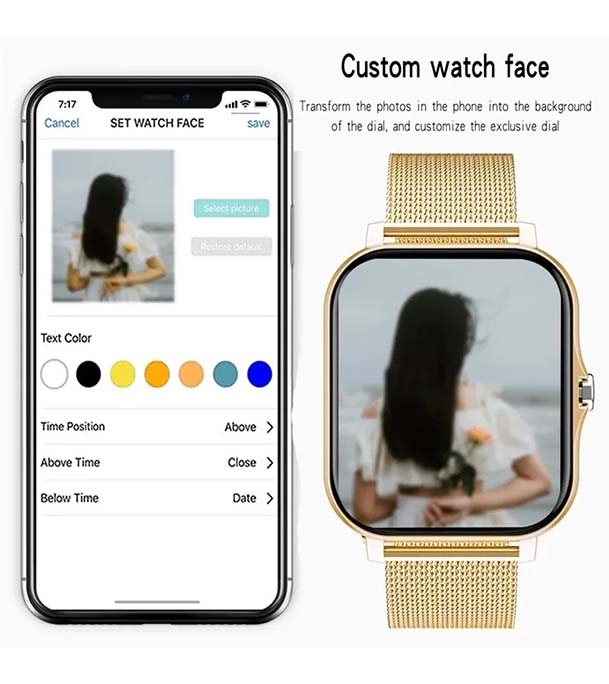 Buy GT20 Smart Watch Golden at Best Price in Bangladesh
