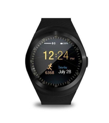Y1 Sim Supported Mobile Smart Watch Black at Best Price in Bangladesh