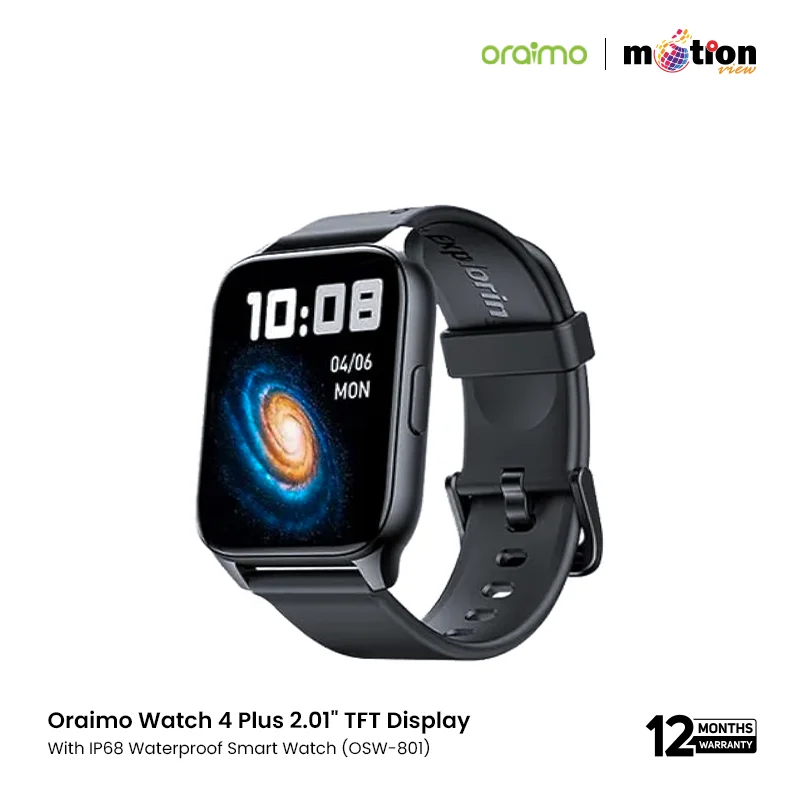 Buy Oraimo Watch 4 Plus  With IP68 Waterproof Smart Watch 