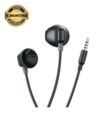 Picture of Oraimo Half In-Ear Wired Black Earphone