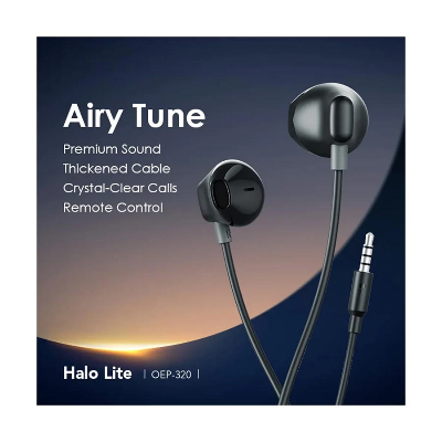 Buy Oraimo Half In-Ear Wired Black Earphone 