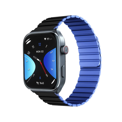 Buy Kieslect KS2 Calling 2.01" FHD AMOLED 3ATM Smart Watch (Double Strap + Protector) - Midnight Blue (Best Price)Online at Best Price