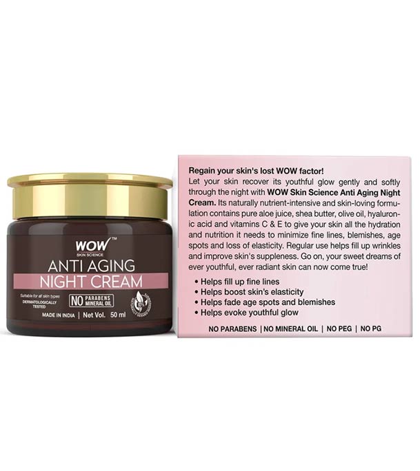 Buy Wow Skin Science Anti Aging Night Cream-50 ml at Best Price In Bangladesh