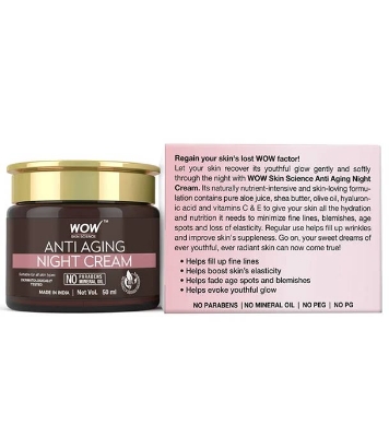 Buy Wow Skin Science Anti Aging Night Cream-50 ml at Best Price In Bangladesh
