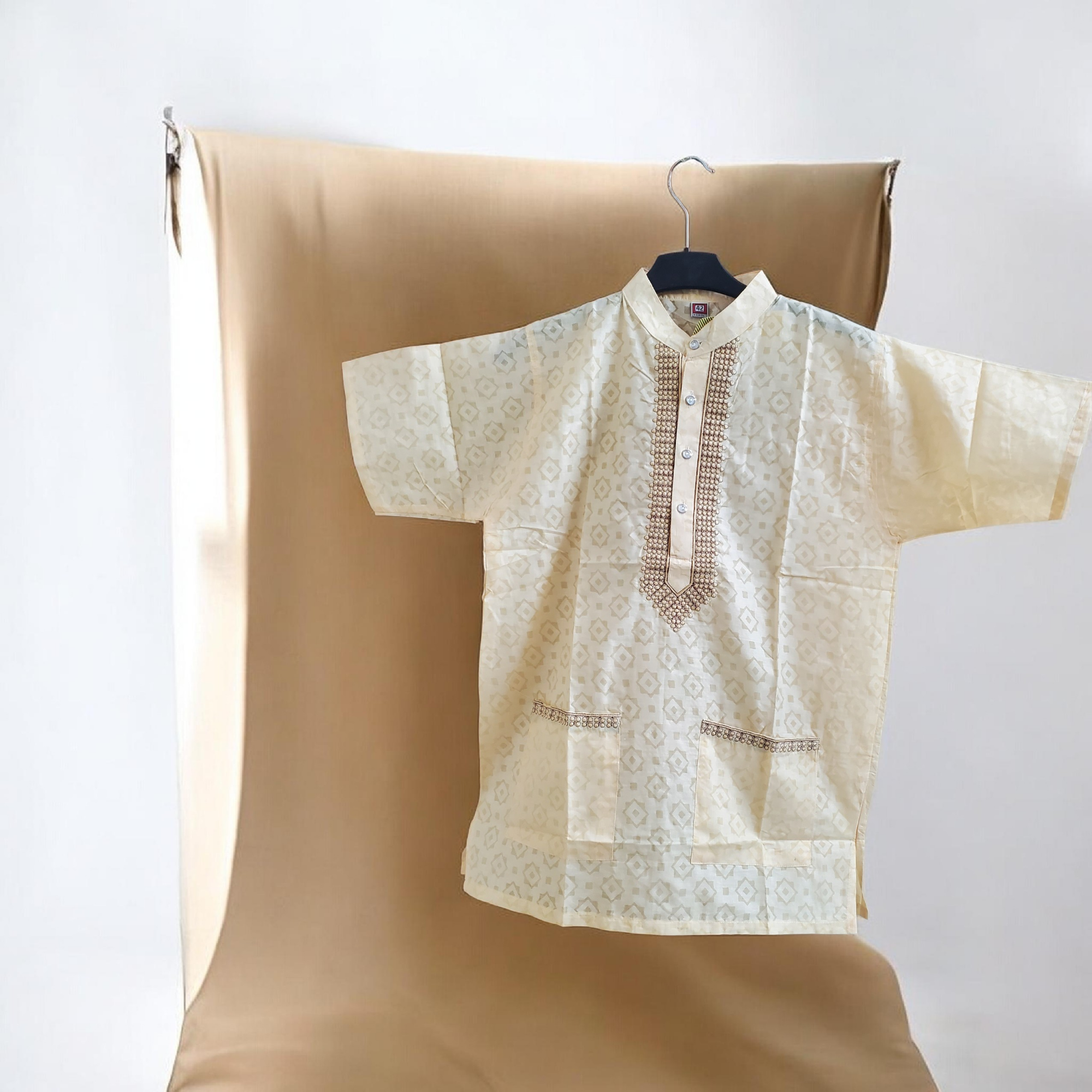 Picture of Man's Summer Cotton Fotuya Cream