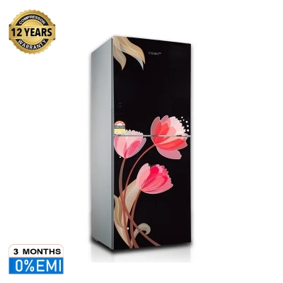 Picture of VISION GD Refrigerator RE-222L PINK TULIP BLACK TM