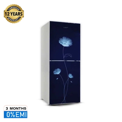Picture of VISION GD Refrigerator RE-216L Blue Peony  FL-BM