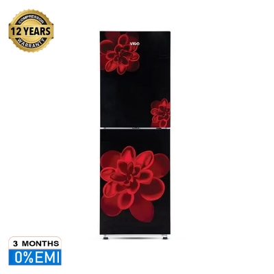 Picture of ViGO GD Refrigerator RE-180L Red Rose Flower TM