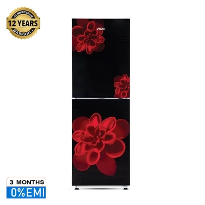 Picture of ViGO GD Refrigerator RE-238L Red Rose Flower BM