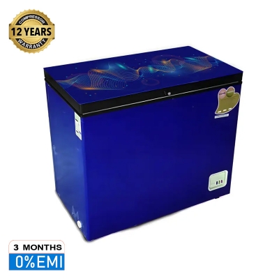 Picture of VISION Glass Door Chest Freezer RE-350 LiterBlue Points Curve