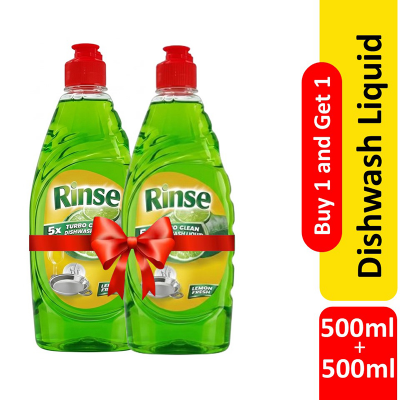 Picture of Rinse Dishwash Liquid – 500ml (Buy 1 Get 1 Free)