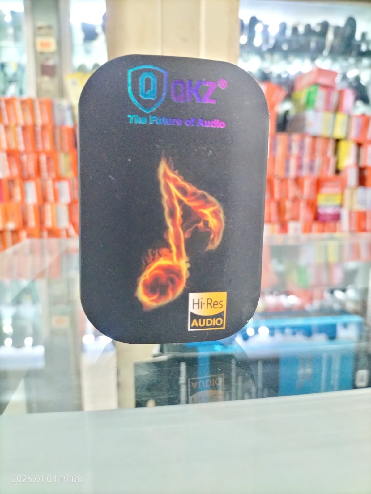 Picture of QKZ DM 7 Hi-Res Wired In-Ear Earphone | Deep Bass Sound | 3.5mm Jack | Noise Isolation Black