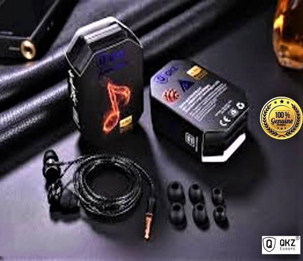 Picture of QKZ DM 7 Hi-Res Wired In-Ear Earphone | Deep Bass Sound | 3.5mm Jack | Noise Isolation Black