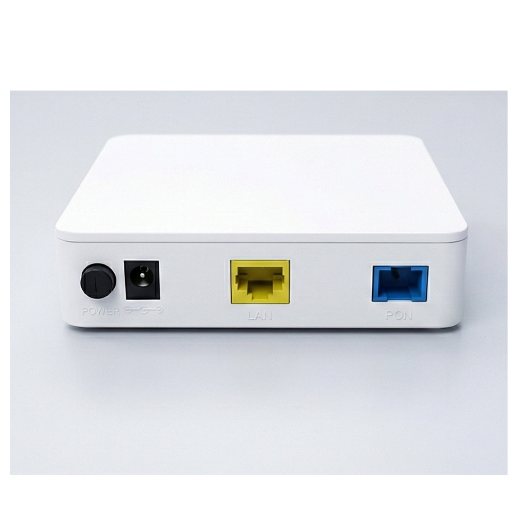 Picture of XPON Terminal ONU 1 Port | G/EPON Compatible Fiber ONT | Intelligent Switching CPE for FTTH Internet White