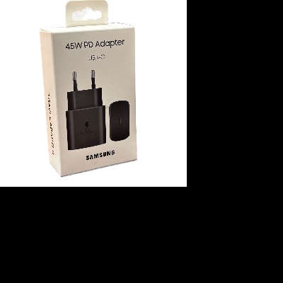 Picture of Samsung 45W PD USB-C Charger | Super Fast Charging Adapter with Type-C Cable Black