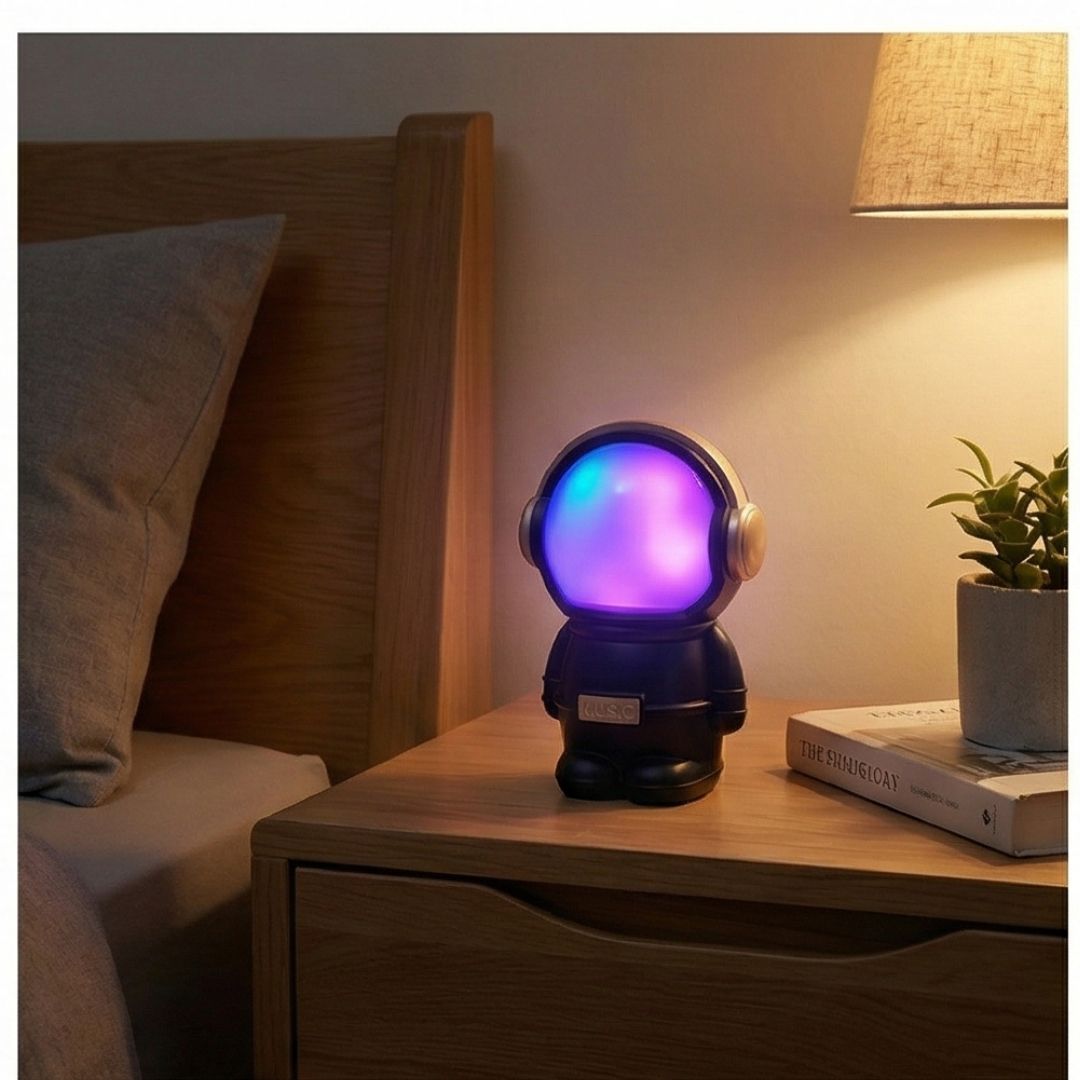Picture of Astronaut Wireless Bluetooth Speaker | RGB Light Mini Portable Music Speaker 