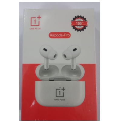 Picture of OnePlus AirPods Pro Style TWS Wireless Bluetooth Earbuds with Charging Case | Noise Reduction | Touch Control White