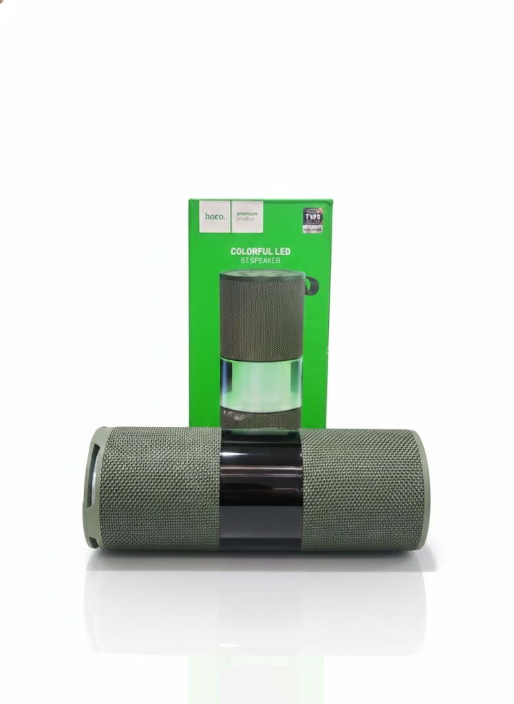 Picture of Hoco HC29 Colorful LED Bluetooth Speaker - TWS Wireless Connectivity - Premium Portable Sound - High-Quality Mesh Design 