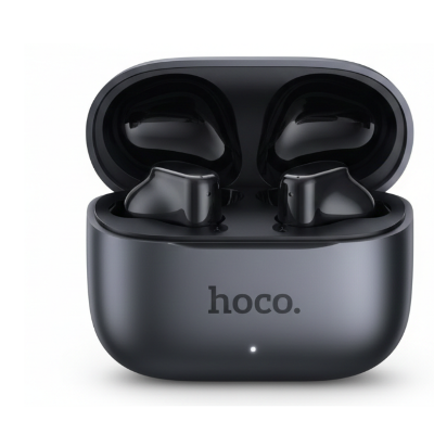 Picture of HOCO EQ27 AI Translation TWS Wireless Bluetooth 5.4 Earbuds with ANC+ENC Noise Cancellation, 4-Mic Clear Call, Smart Charging Case & HD Stereo Sound Black