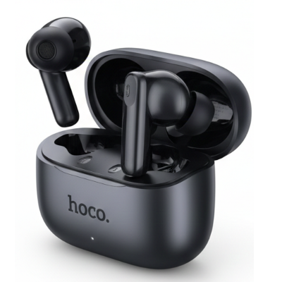 Picture of HOCO EQ27 AI Translation TWS Wireless Bluetooth 5.4 Earbuds with ANC+ENC Noise Cancellation, 4-Mic Clear Call, Smart Charging Case & HD Stereo Sound Black