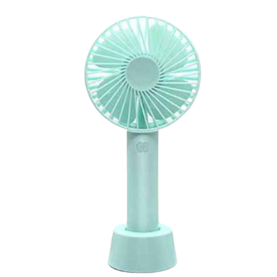 Picture of Portable Handheld Mini Fan - USB Rechargeable Cooling Fan with Desktop Stand