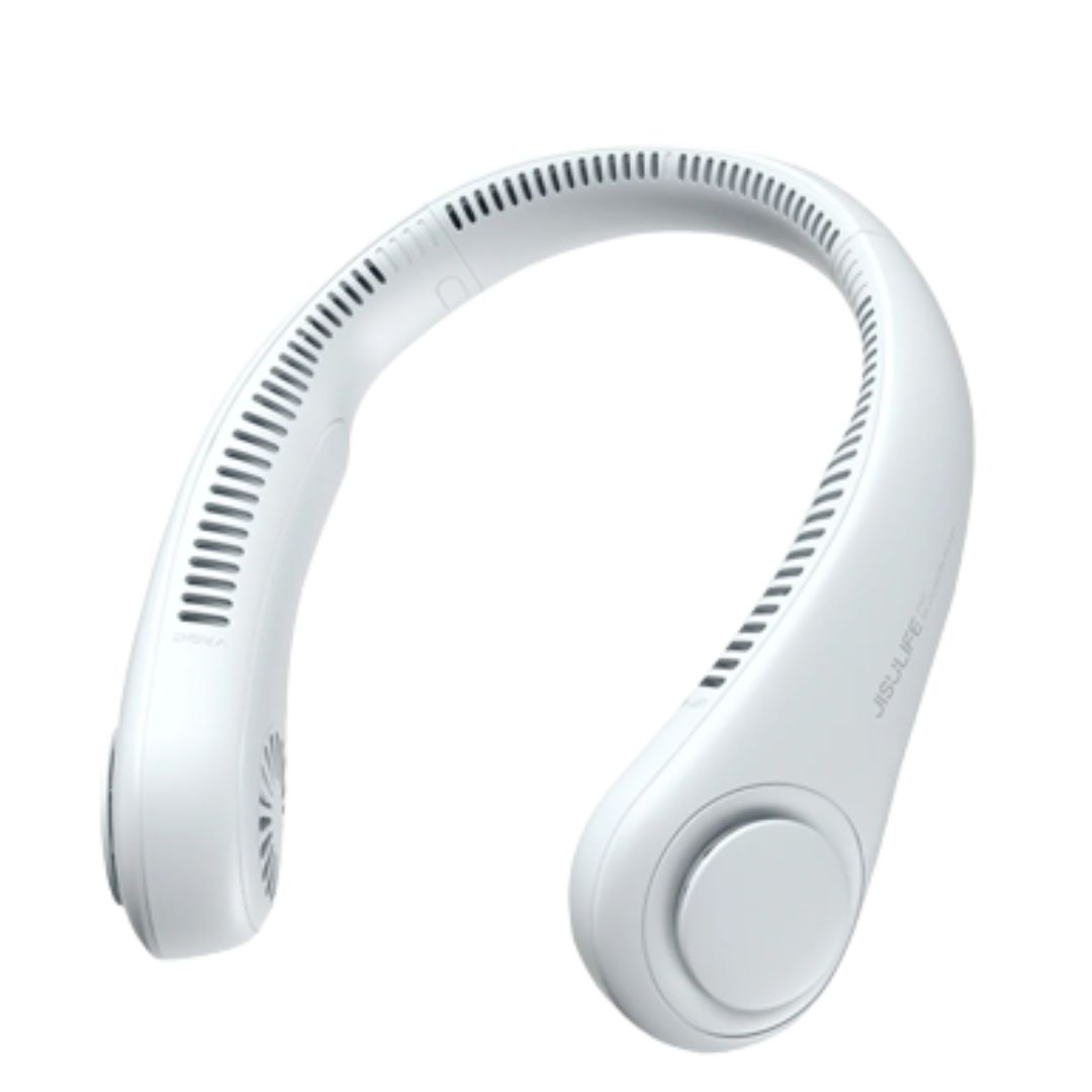 Picture of Portable Neck Fan  -  Rechargeable Bladeless Fan with 78 Air Outlets & 5 Speed Turbo Wind