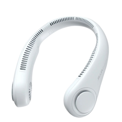 Picture of Portable Neck Fan  -  Rechargeable Bladeless Fan with 78 Air Outlets & 5 Speed Turbo Wind