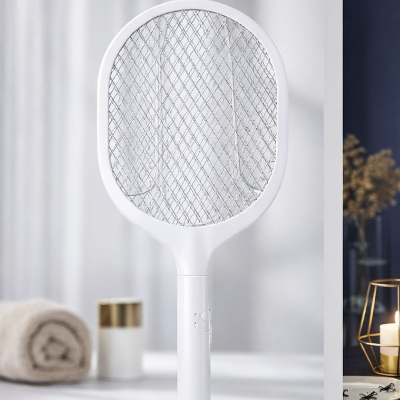 Picture of Weidasi WD-979 Electric Rechargeable Mosquito Bat Zapper Racket with 1200 mAh Battery – Mosquito Killer Lamp | Mosquito Killer  Bat White