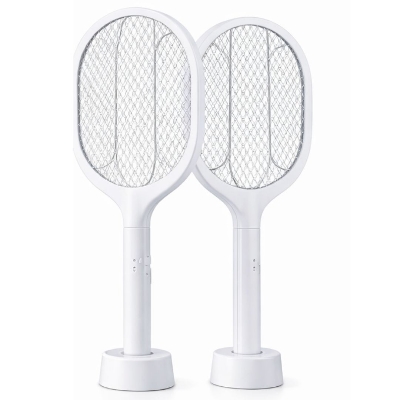Picture of Weidasi WD-979 Electric Rechargeable Mosquito Bat Zapper Racket with 1200 mAh Battery – Mosquito Killer Lamp | Mosquito Killer  Bat White
