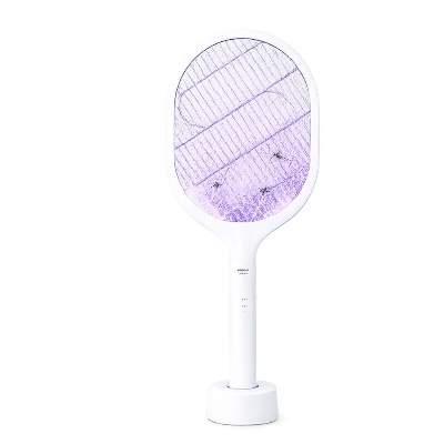 Picture of Weidasi WD-959 Electric Rechargeable  Mosquito Bat Racket with 1200 mAh Battery – Mosquito Killer Lamp | Mosquito Killer  Bat White