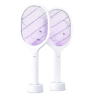 Picture of Weidasi WD-959 Electric Rechargeable  Mosquito Bat Racket with 1200 mAh Battery – Mosquito Killer Lamp | Mosquito Killer  Bat White