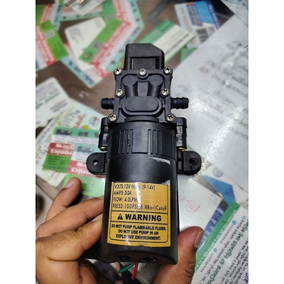 Picture of Mini Electric Pumps 12 Volt High Pressure Water Pump (Black)