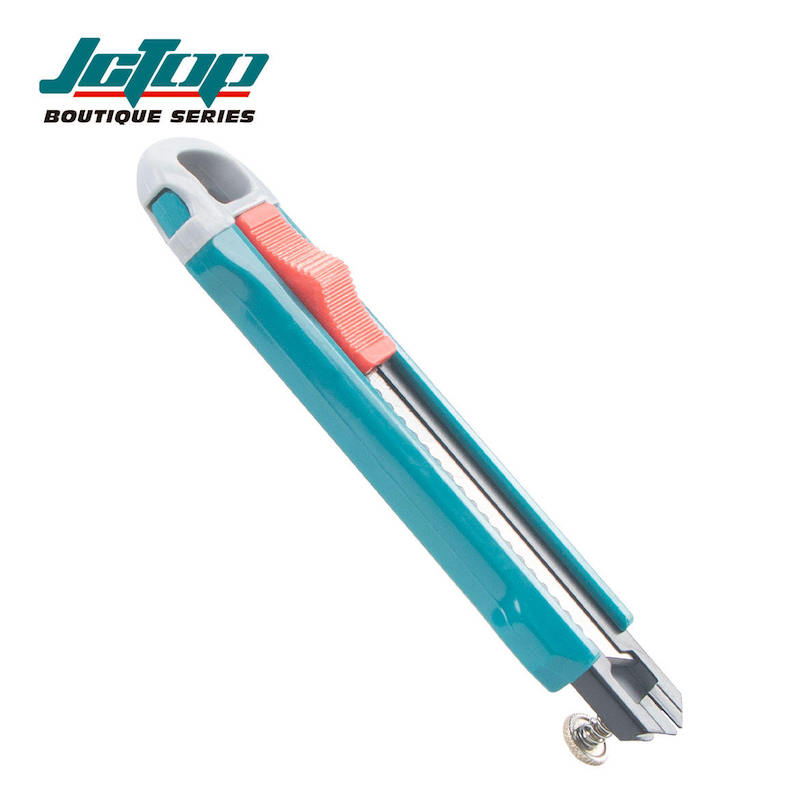 Picture of 🔪 JCTOP 18mm Cutter – Snap Off Blade Retractable Utility Knife (EQ4012) (Green)