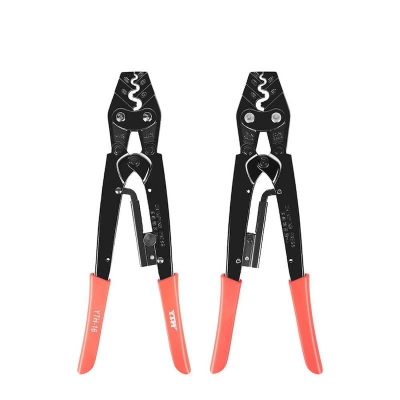 Picture of 🔌YTH-16 Ratchet Crimping Tools Crimping Pliers Cable 1.5-16mm Multifunction Clamps Terminal Electrician Tool Pliers (Red)