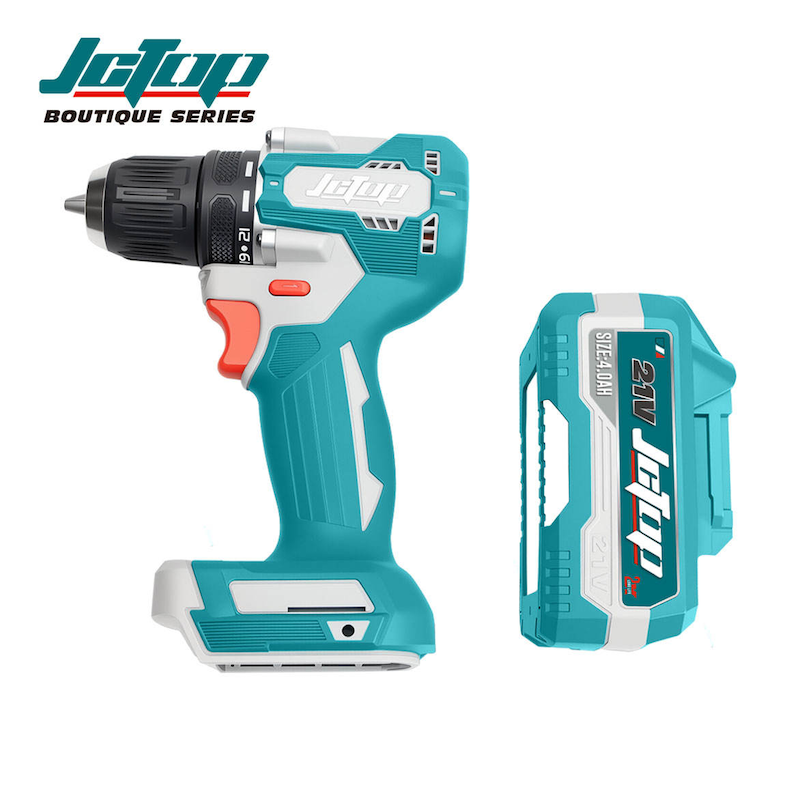 Picture of JCTOP Household 21V Electric Screwdriver Rechargeable Brushless Lithium Drill-SC7603 (Green)