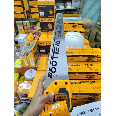 Picture of WELLOO 16", 18" Hand Saw for Wood Cutting HDS55012 🛠️🪚 (Yellow)