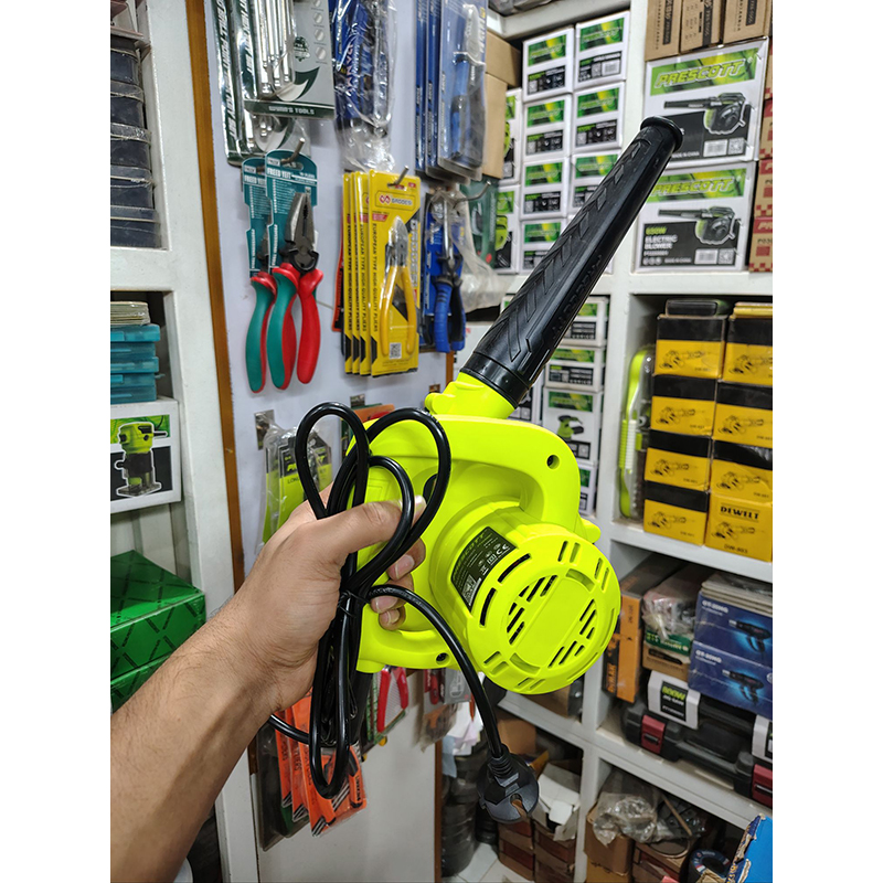 Picture of Prescott 400W Corded Electric Leaf Blower Garden Mulcher Vacuum Blower Cleaner for Blowing Snow Leaves Patio Yard Work (Green)