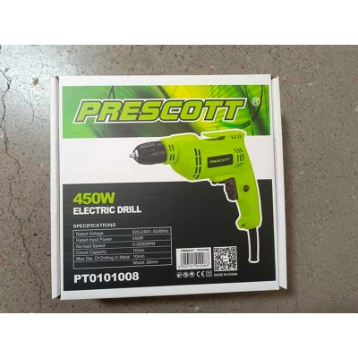 Picture of PRESCOTT 10mm PT0101008 High Power Electric Power Tools Woodworking Impact Drill Electric Drill (Green)